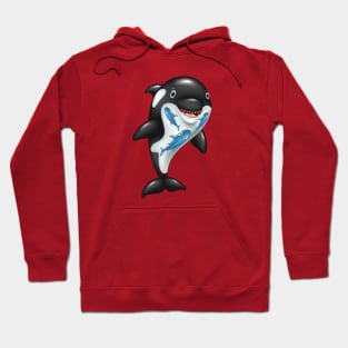 Dolphin illustration Hoodie